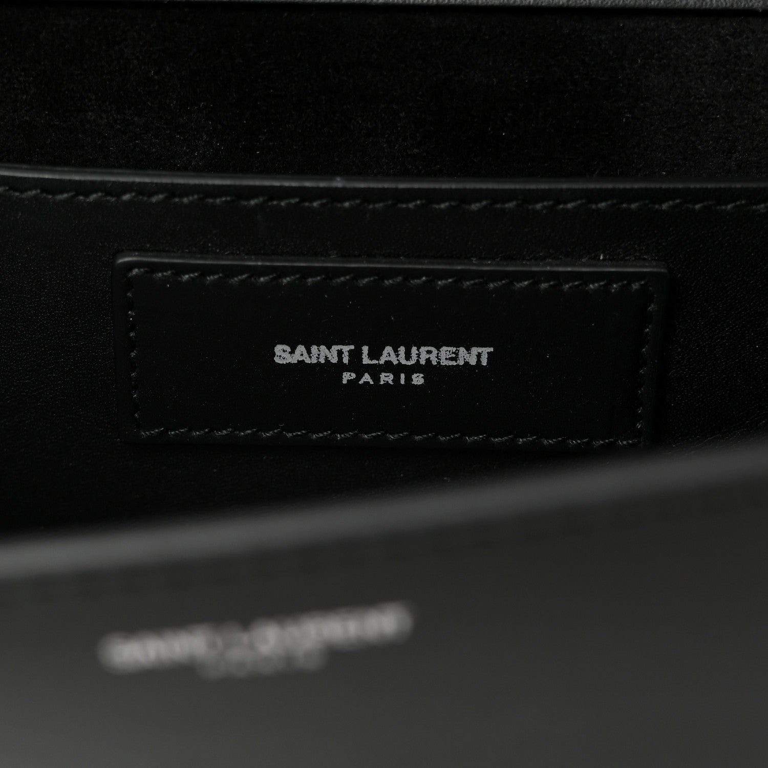 Saint Laurent Calfskin Classic Betty Clutch Black 7 of 9