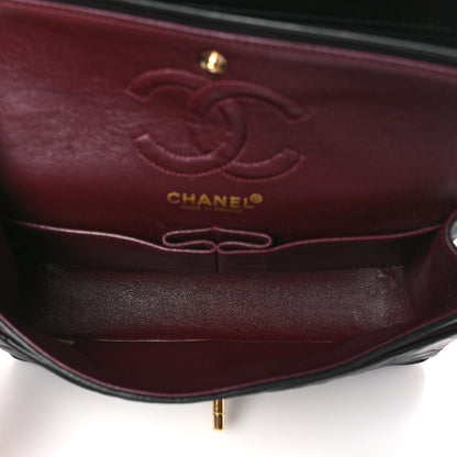 Chanel Lambskin Quilted Small Double Flap Black 5 of 9