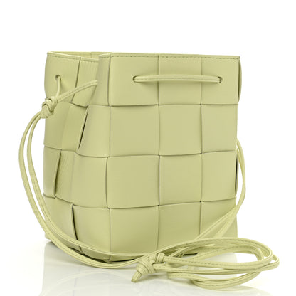 Bottega Veneta Nappa Maxi Intrecciato Cassette Bucket Bag Lemon Washed 3 of 11