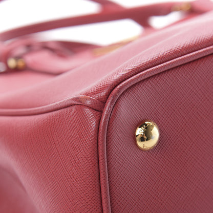 Prada Saffiano Lux Medium Tote Fuoco 10 of 16