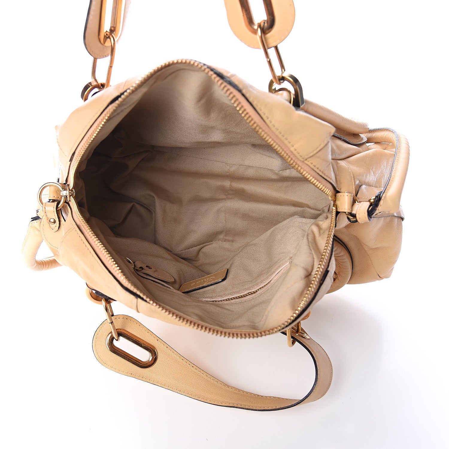 Chloe Calfskin Medium Paraty Eggshell 4 of 8