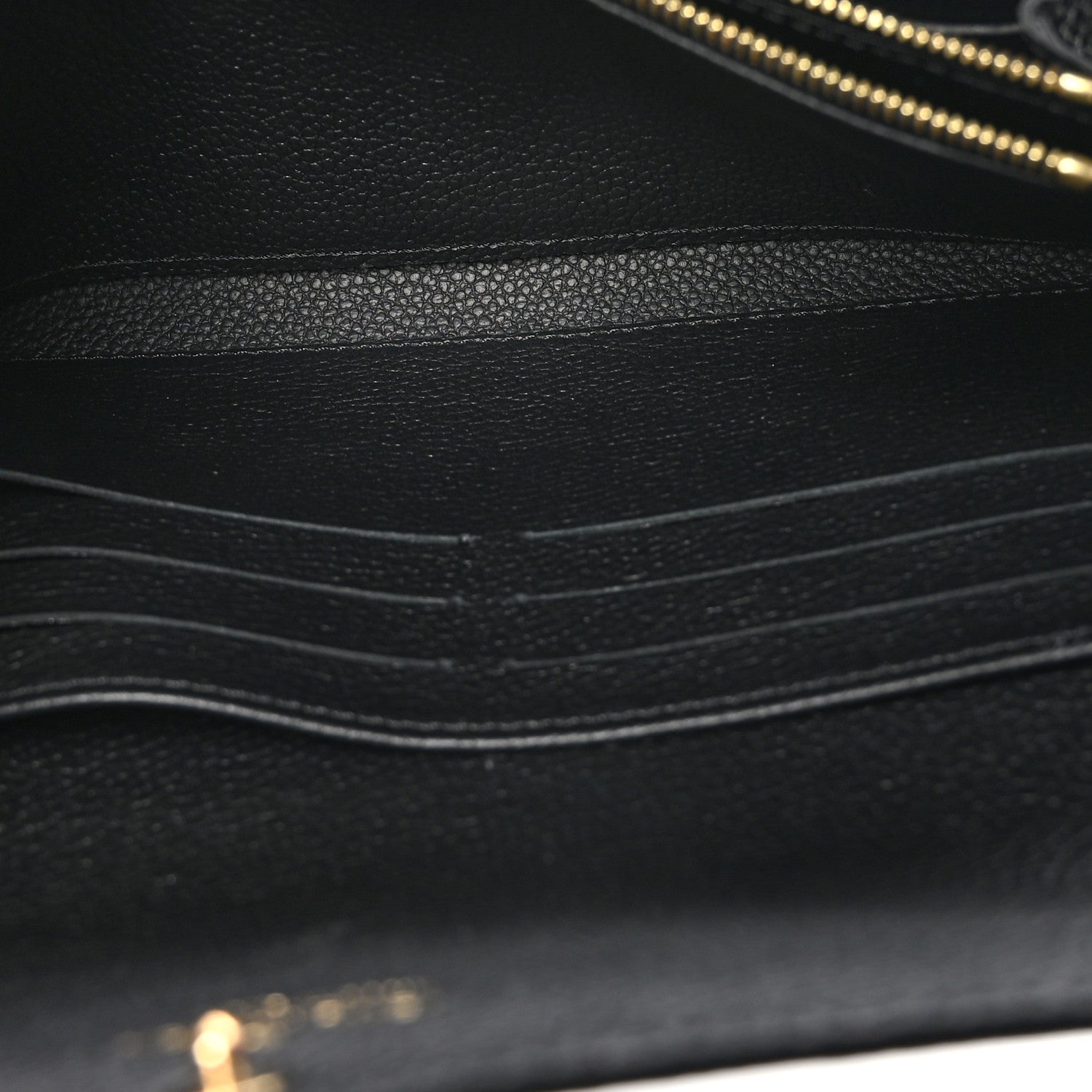 Louis Vuitton Monogram Empreinte Giant Sarah Wallet Black Beige 6 of 8
