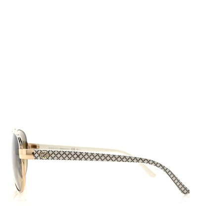 Gucci Aviator Sunglasses GG 4239/S White Gold 3 of 8