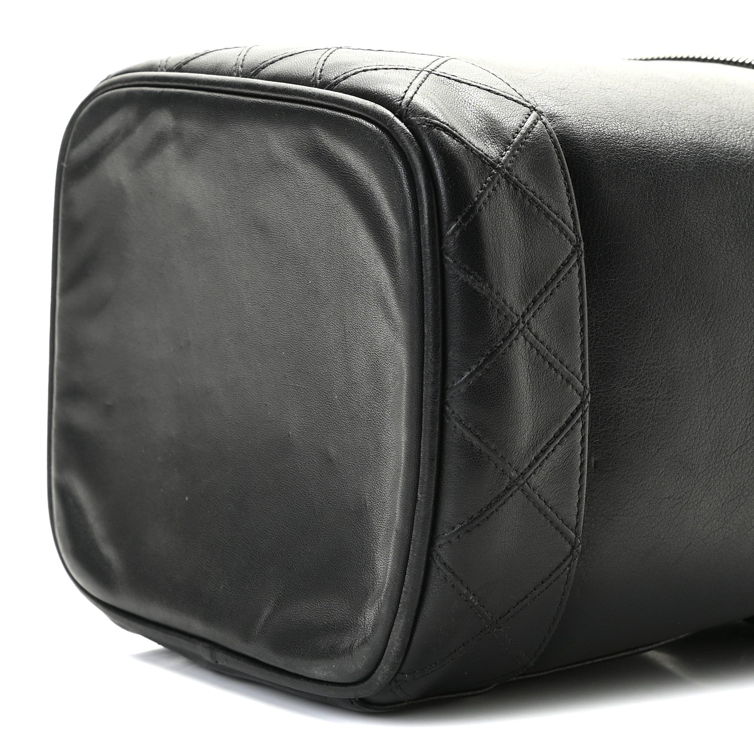 Chanel Lambskin Vanity Cosmetic Bag Black 6 of 12