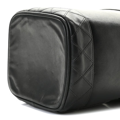Chanel Lambskin Vanity Cosmetic Bag Black 6 of 12