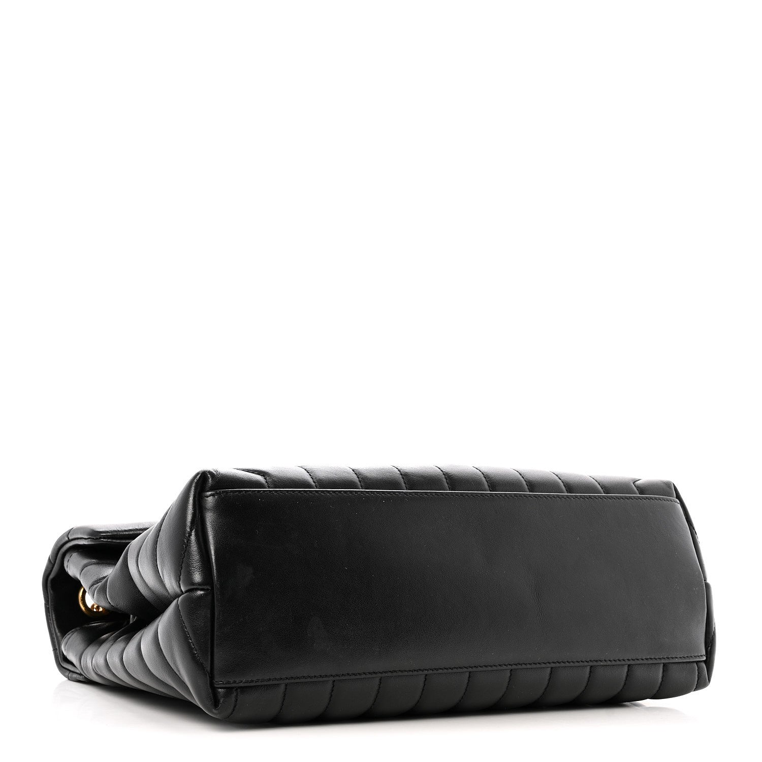 Saint Laurent Calfskin Y Quilted Monogram Medium Loulou Chain Satchel Black 3 of 14