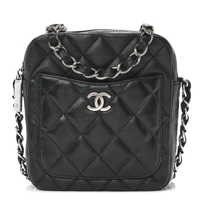 Chanel Lambskin Quilted Crossbody Black 1 of 10