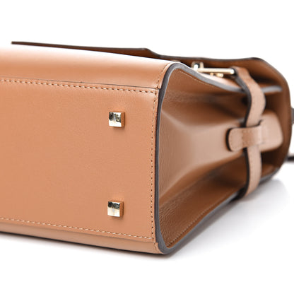 Delvaux Calfskin MM Tempete Satchel Camel 9 of 10