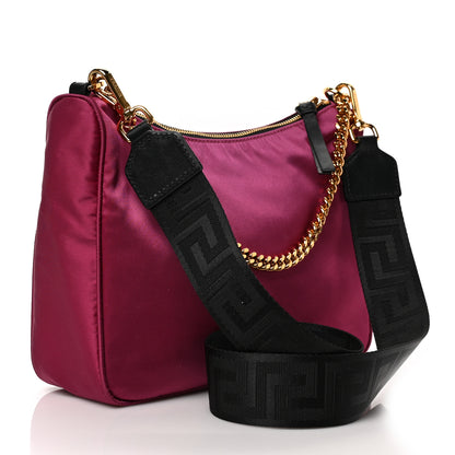 Versace Nylon Medusa Shoulder Bag Dahlia Black 3 of 9