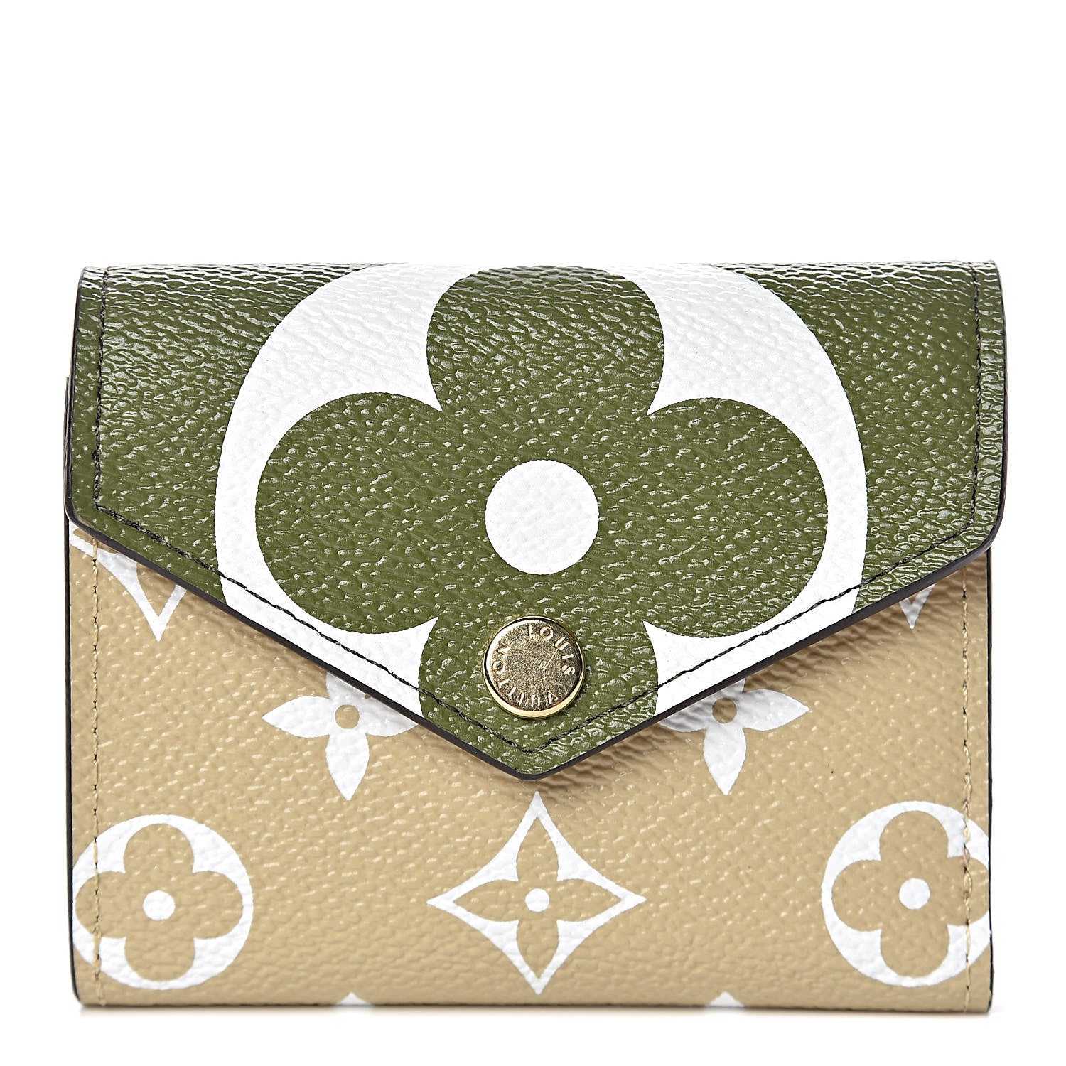 Louis Vuitton Monogram Giant Zoe Wallet Kaki 1 of 8
