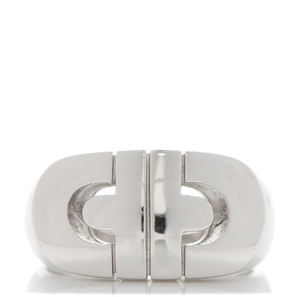 Bulgari BVLGARI 18K White Gold Parentesi Ring 6.5 1 of 4