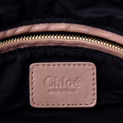 Chloe Calfskin Lizard Embossed Large Marcie Satchel 6 of 9