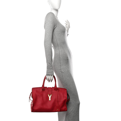 Saint Laurent Calfskin Medium Classic Y Cabas Fuchsia 2 of 12