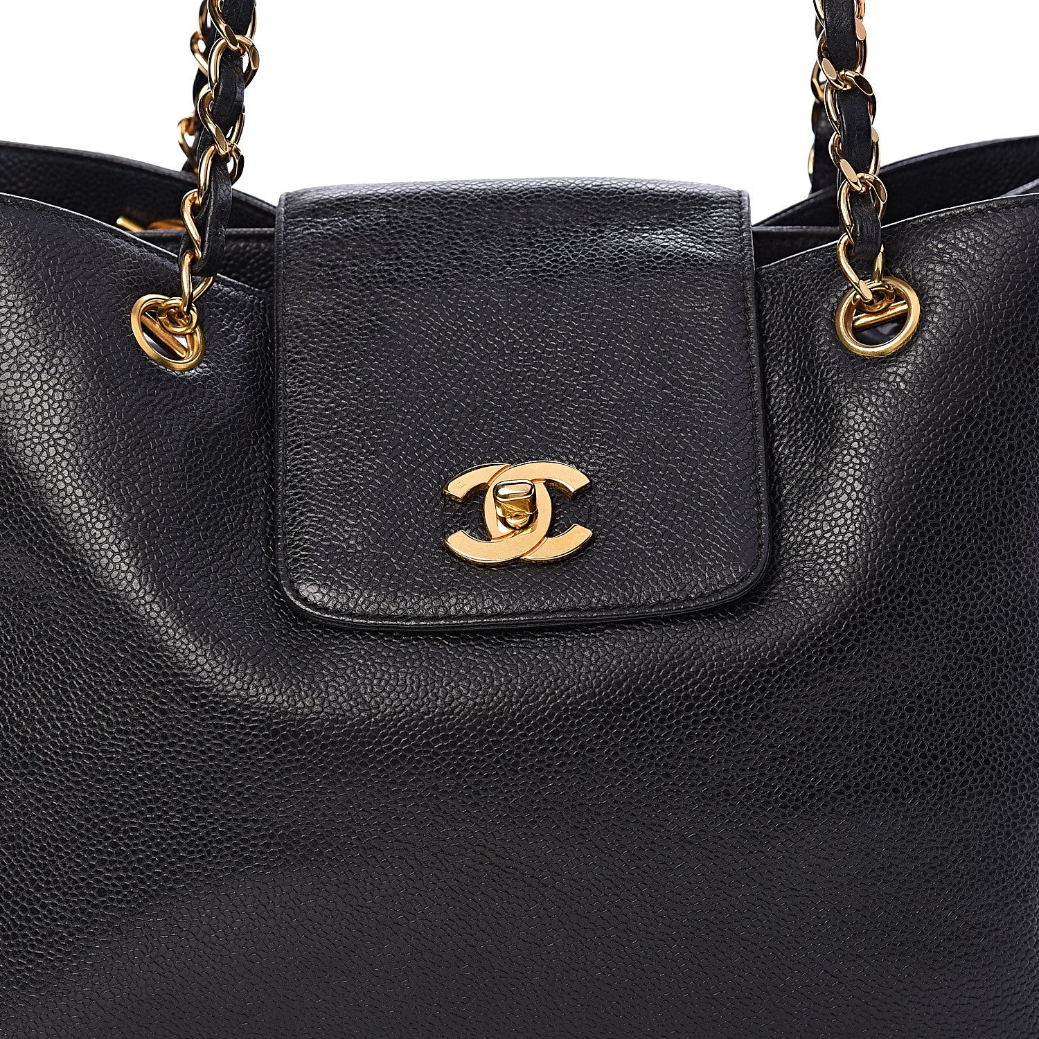 Chanel Caviar Shoulder Bag Black 11 of 11