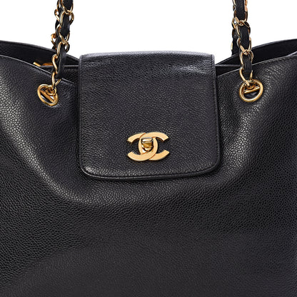 Chanel Caviar Shoulder Bag Black 11 of 11