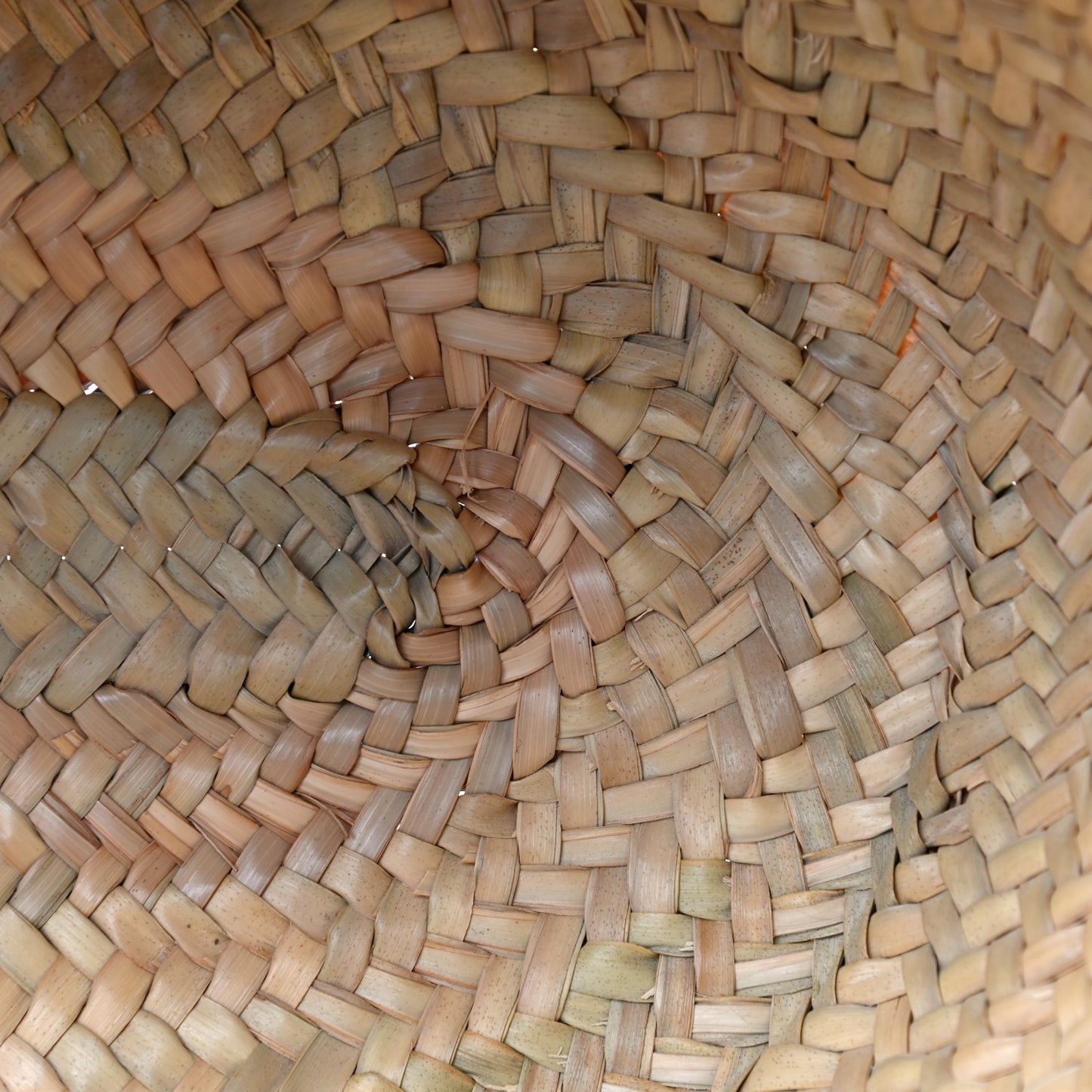 Raffia Basket Tote Bag Natural Tan