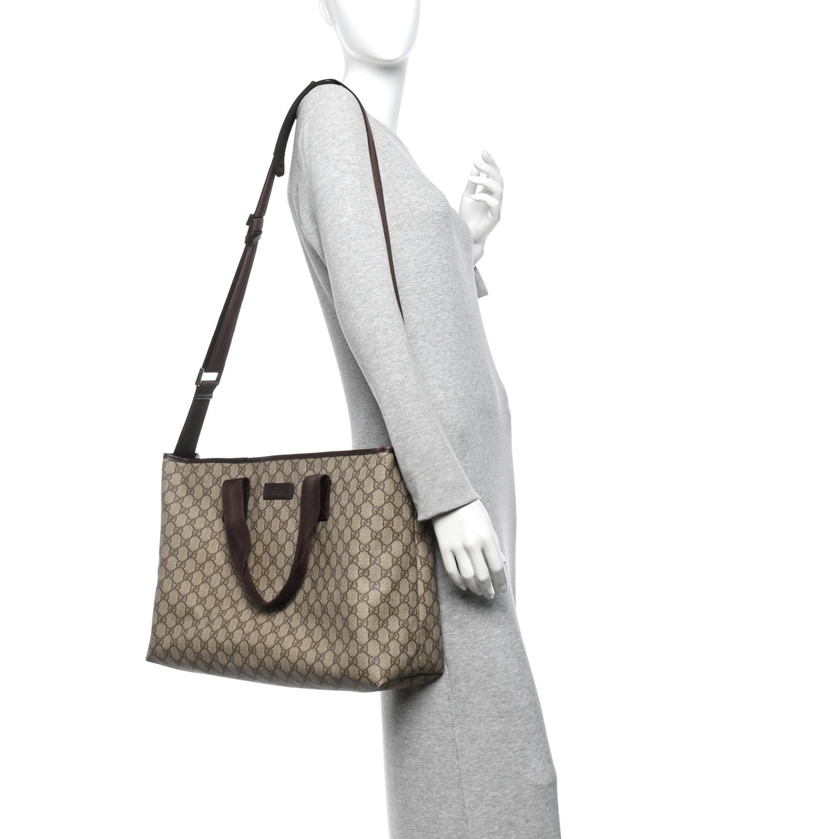 Gucci GG Plus Monogram Travel Bag Dark Brown 2 of 11