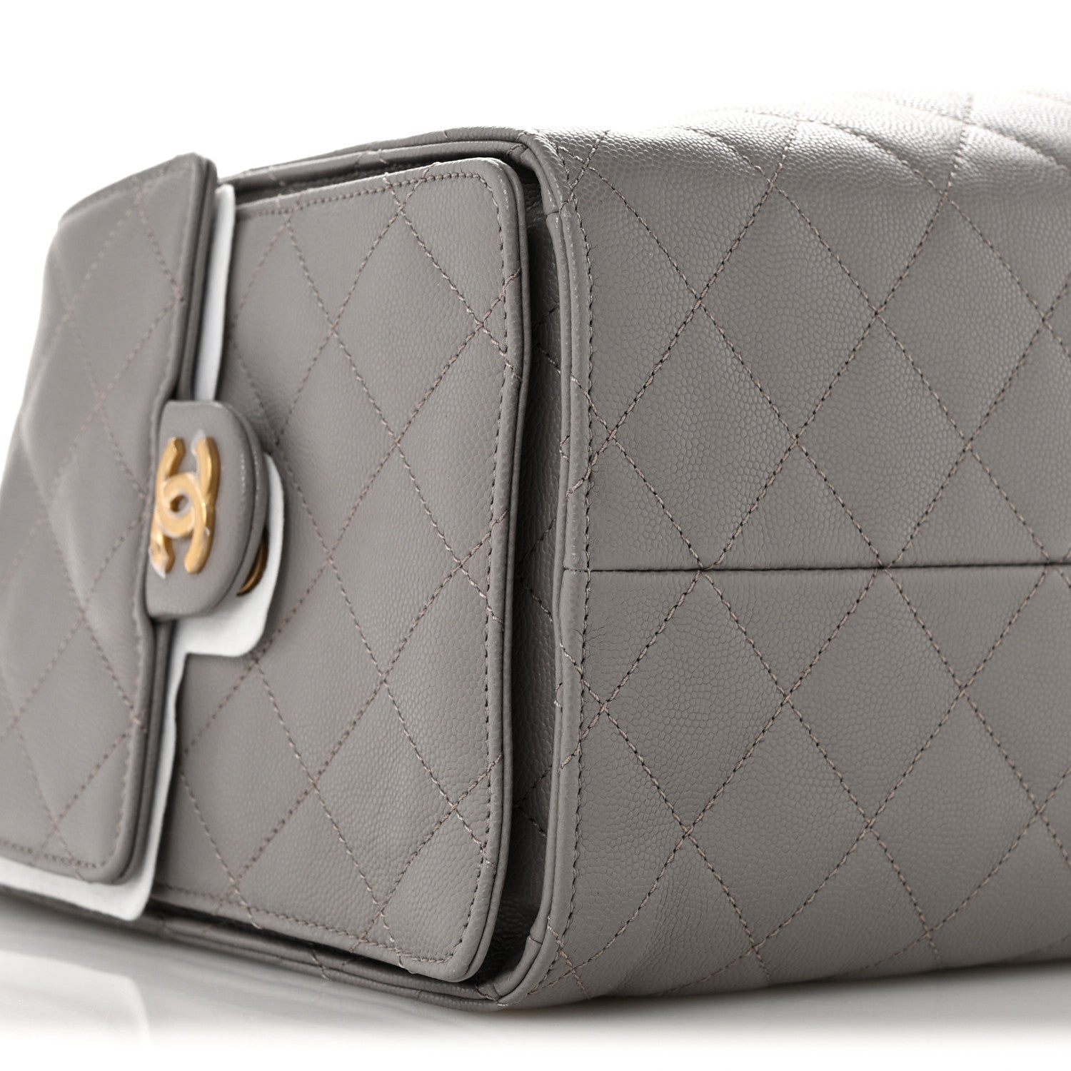 Chanel Caviar Quilted Medium Chanel 25 Handbag Dark Grey 10 of 11