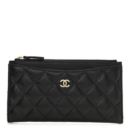 Chanel Caviar Quilted Classic Zip Pouch Black 1 of 8