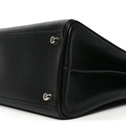 Gucci Grainy Calfskin Medium Zumi Top Handle Bag Black 10 of 10