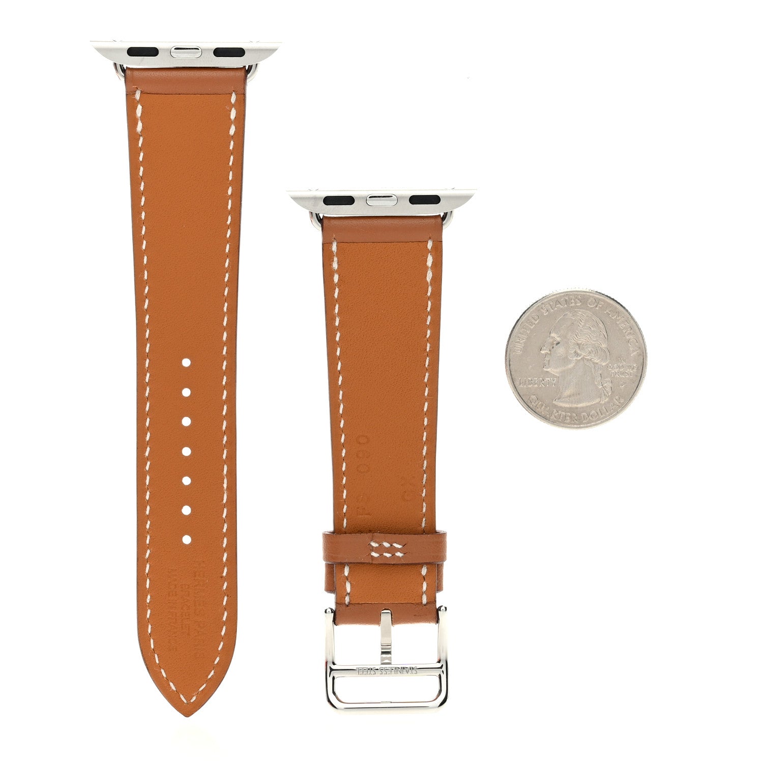 Hermes Swift 41mm Apple Watch Single Tour Band Gold 2 of 4