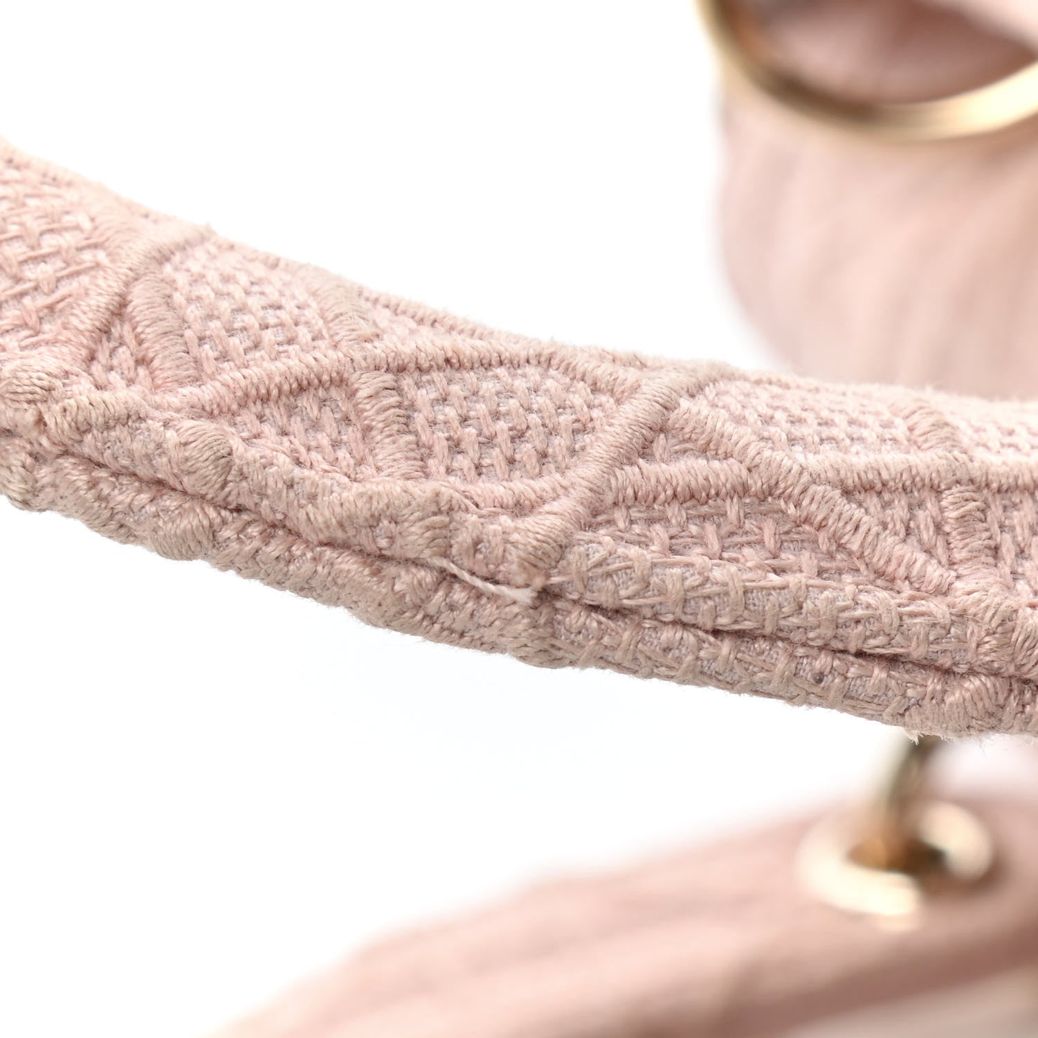 Christian Dior Canvas Embroidered Medium Lady D-Lite Bois De Rose 20 of 21