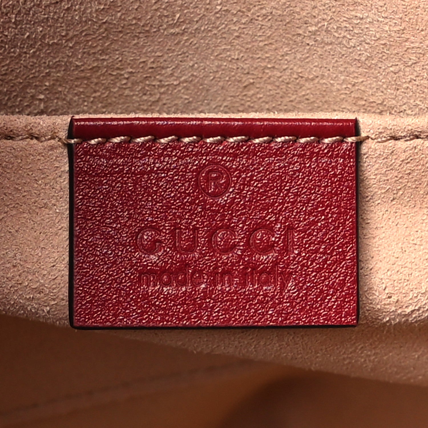 Gucci Wonka Grain Calfskin Small Diana Tote Bag Dark Red Orange Fluo 6 of 10