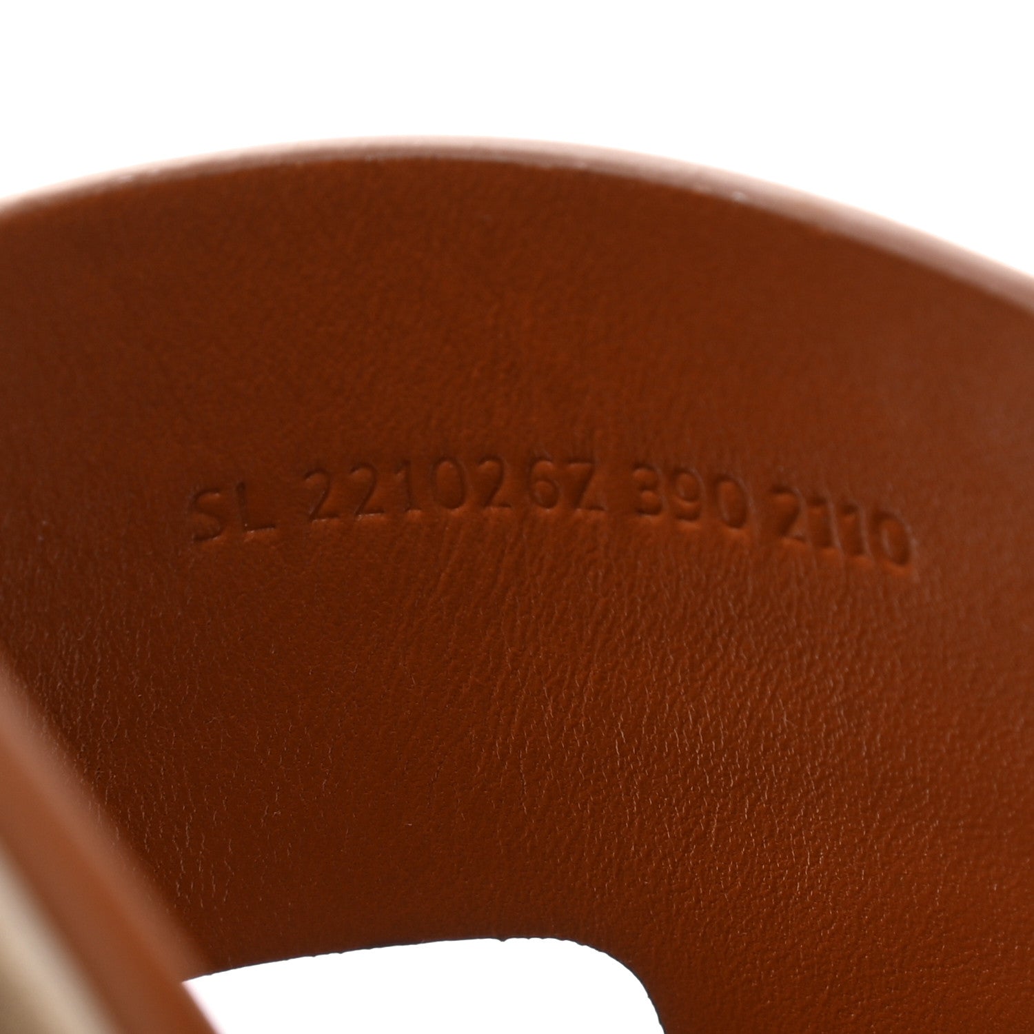 Hermes Calfskin Cork Eze 30 Sandals 39 Marron Glaise 8 of 9