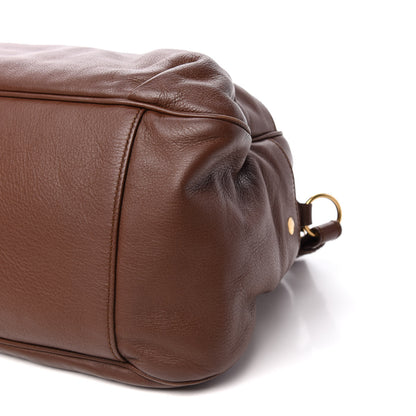 Saint Laurent Calfskin Sac Dandy Brown 9 of 11