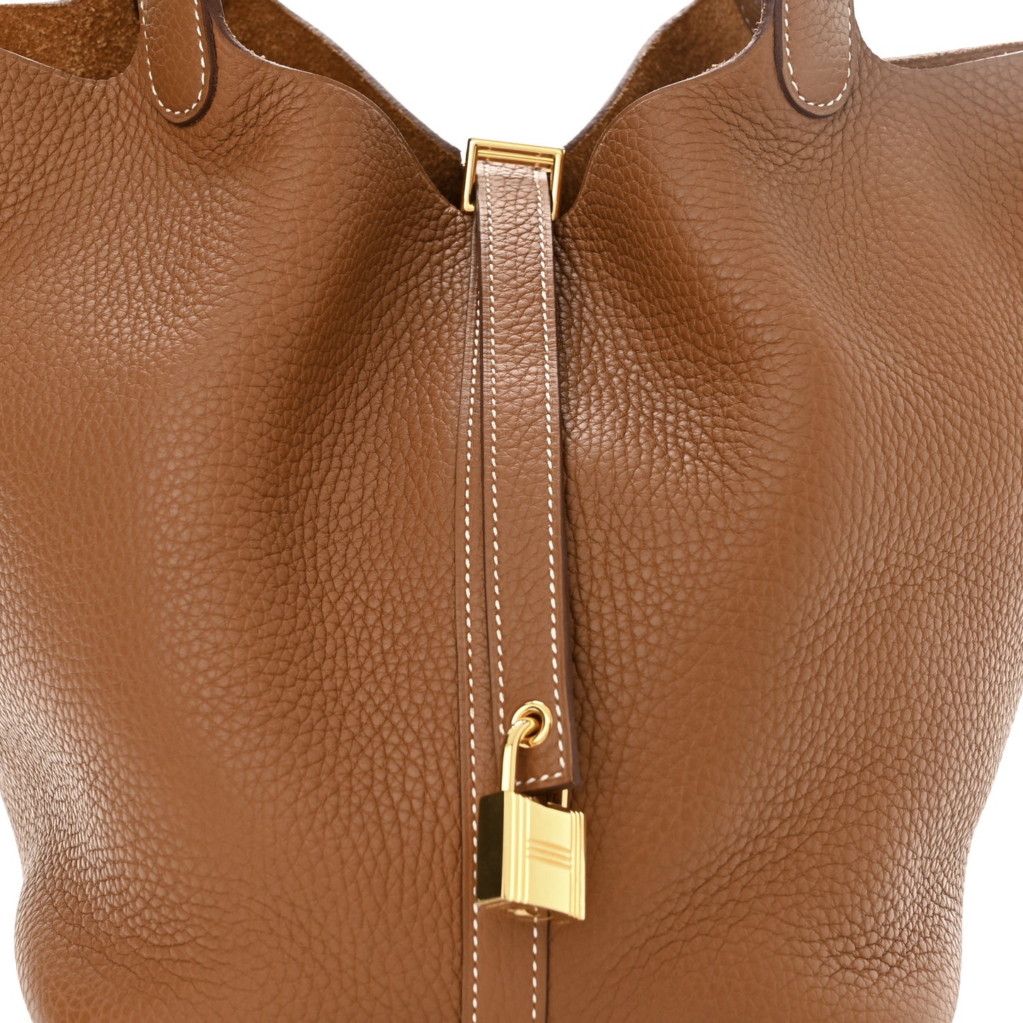 Taurillon Clemence Picotin Lock 22 MM Gold