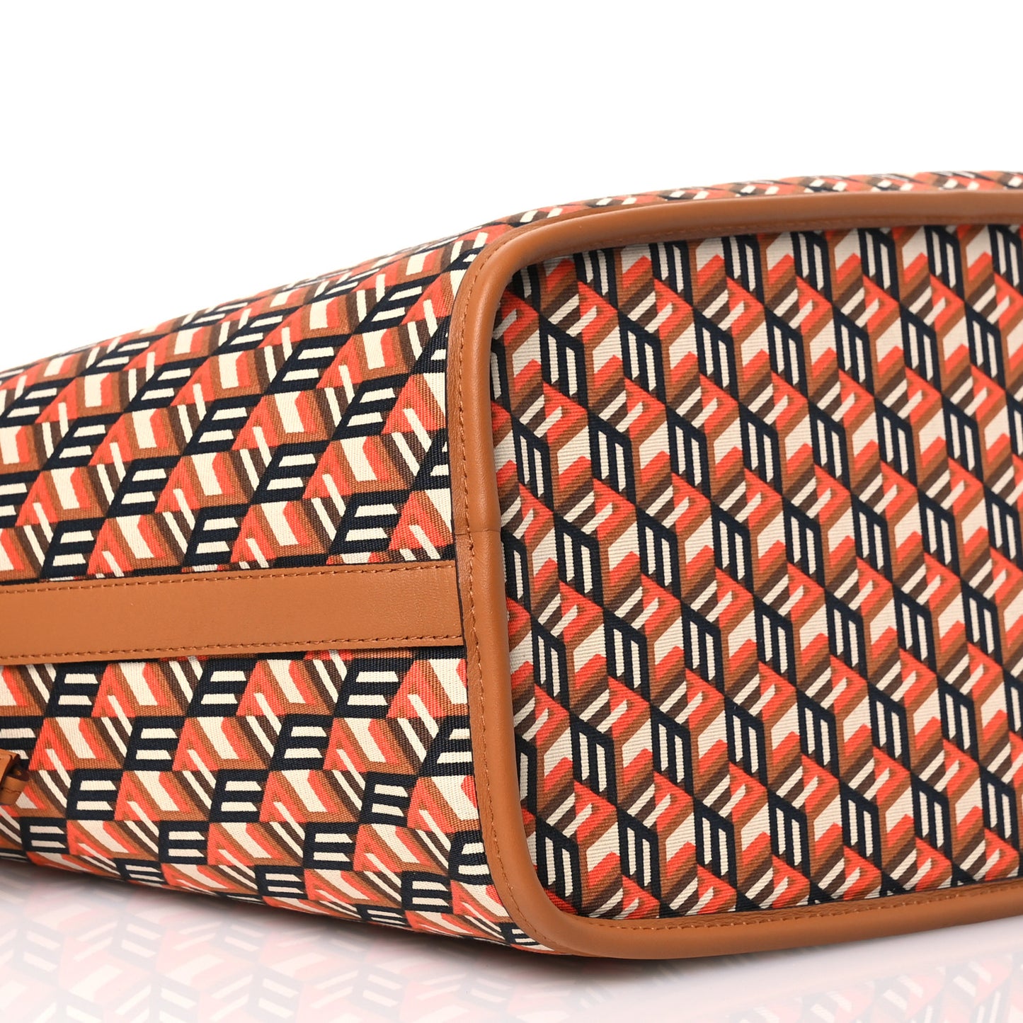 Visetos Medium Liz Reversible Shopper Tote Cognac