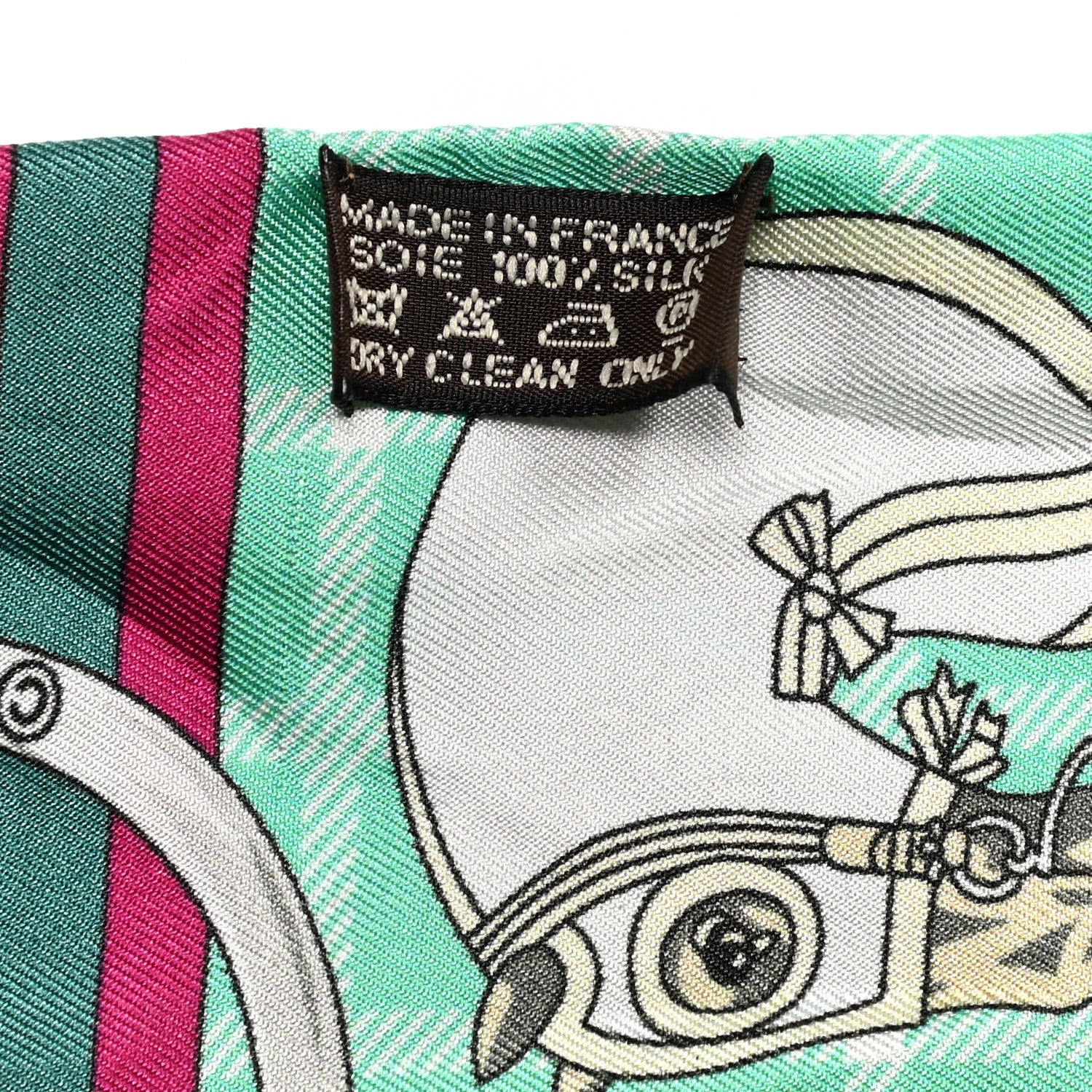 Hermes Silk Tatersale Twilly 3 of 6