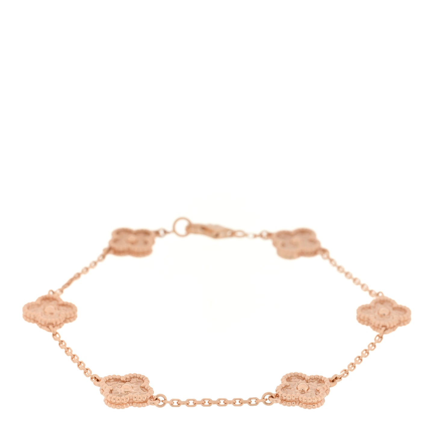 18K Rose Gold 6 Motifs Sweet Alhambra Bracelet