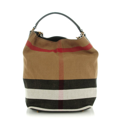Burberry Canvas Mega Check Medium Ashby Black 1 of 7