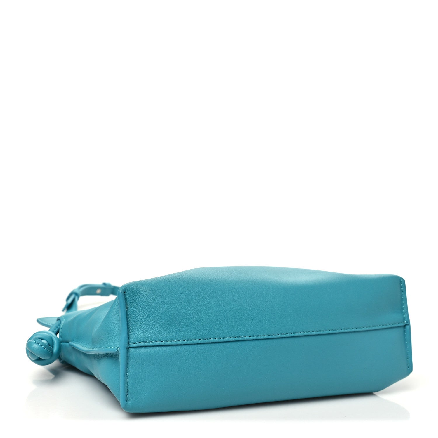 Loewe Calfskin Mini Flamenco Knot Clutch Deep Turquoise 4 of 11