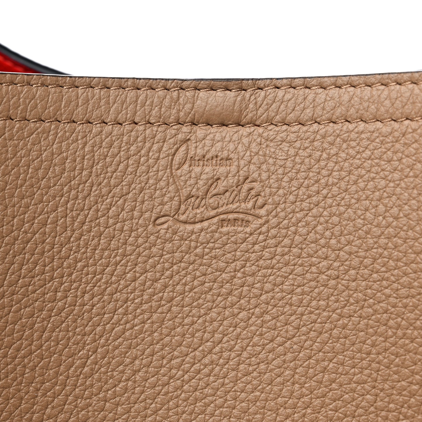 Calfskin Empire Large Cabarock Spikes Tote Fennec