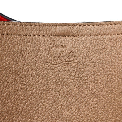 Christian Louboutin Calfskin Empire Large Cabarock Spikes Tote Fennec 6 of 11