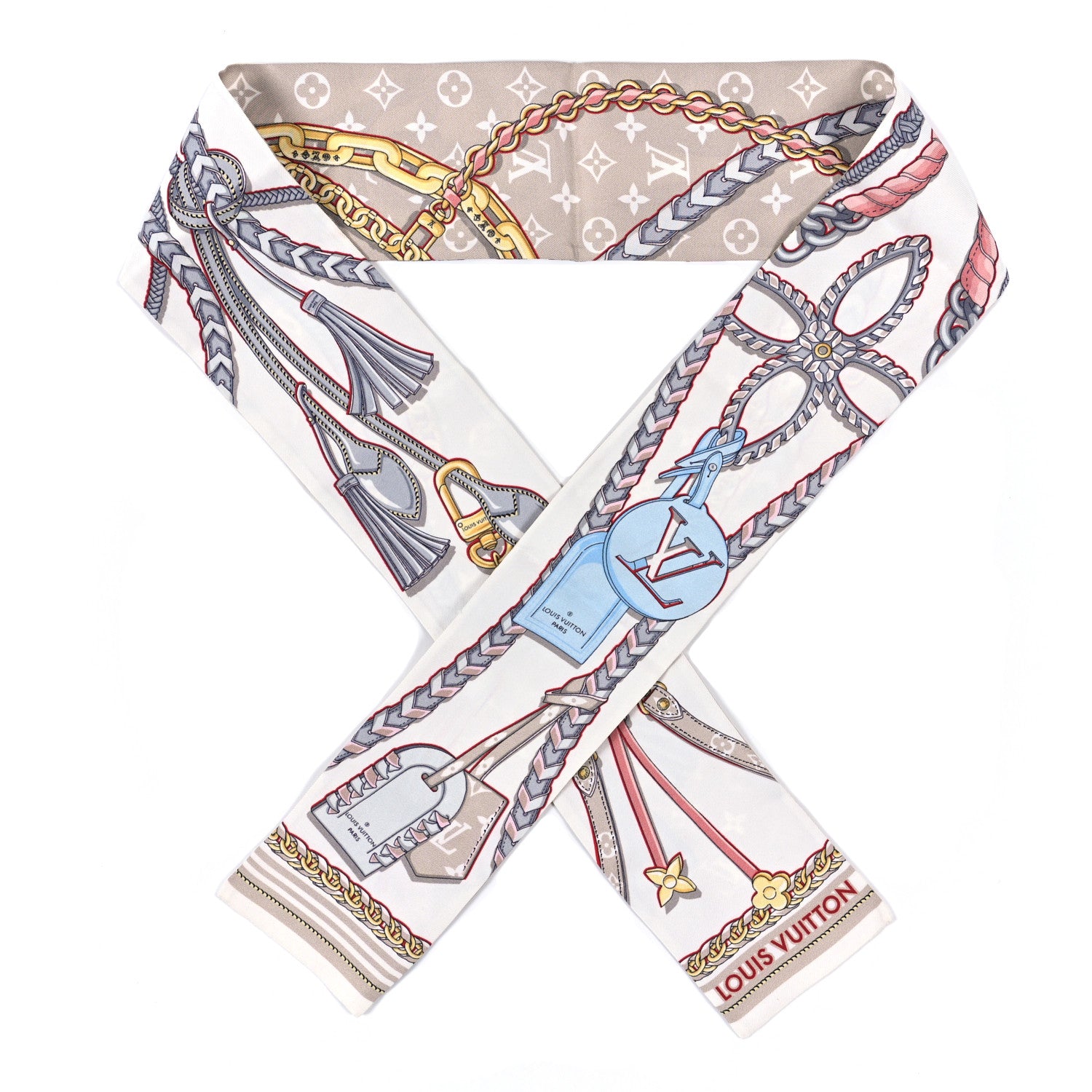 Louis Vuitton Silk Mix And Straps Bandeau Beige 1 of 4