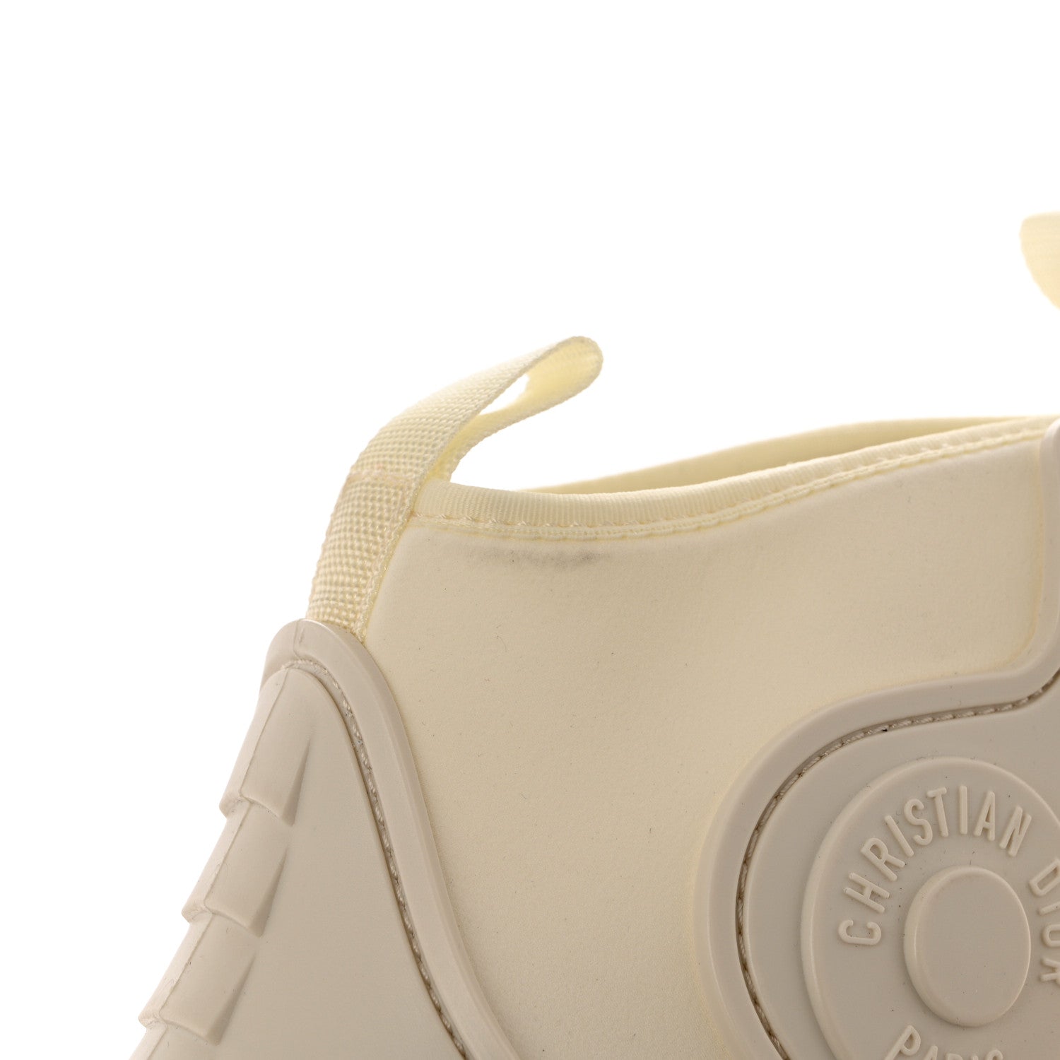 Christian Dior Neoprene Rubber Dior Genesis 30mm Ankle Boots 41 Off White 7 of 9