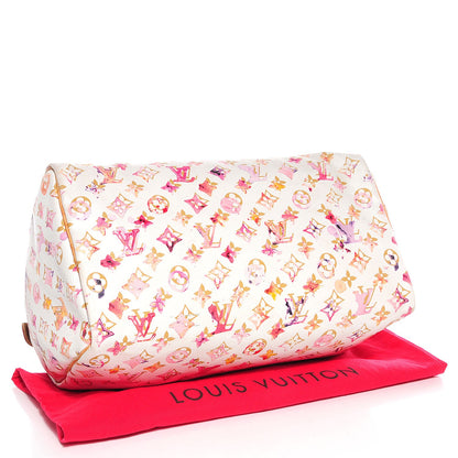 Louis Vuitton Watercolor Aquarelle Speedy 35 White 4 of 7