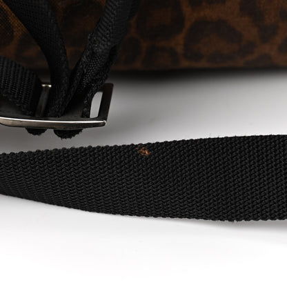 Saint Laurent Printed Canvas Leopard Classic Hunting Backpack Brown 21 of 21