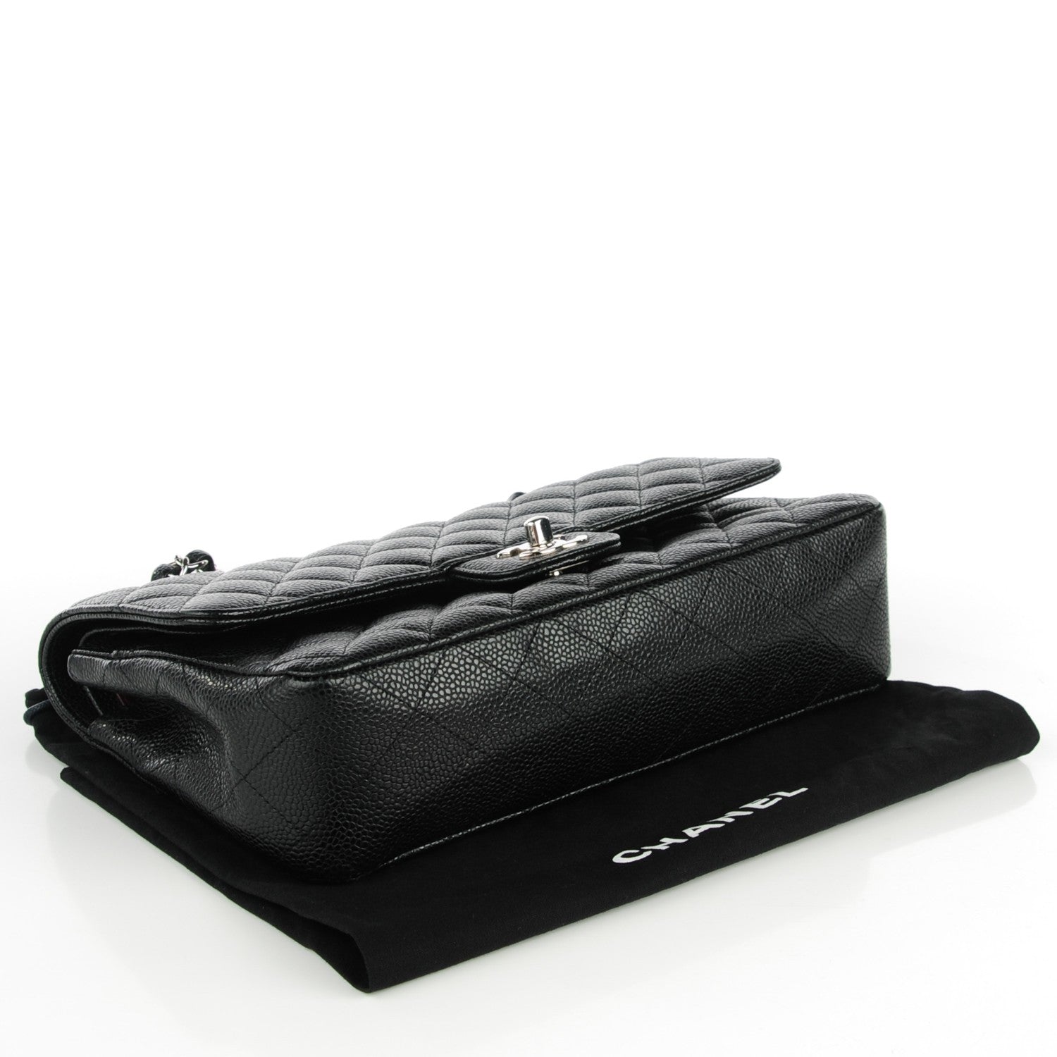 Chanel Caviar Quilted Medium Double Flap Black 4 of 8