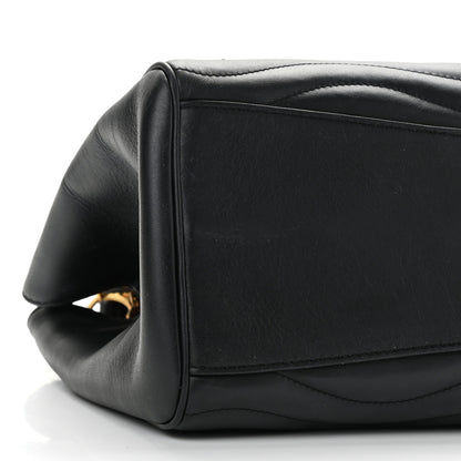 Louis Vuitton Calfskin New Wave Chain Tote Black 9 of 11