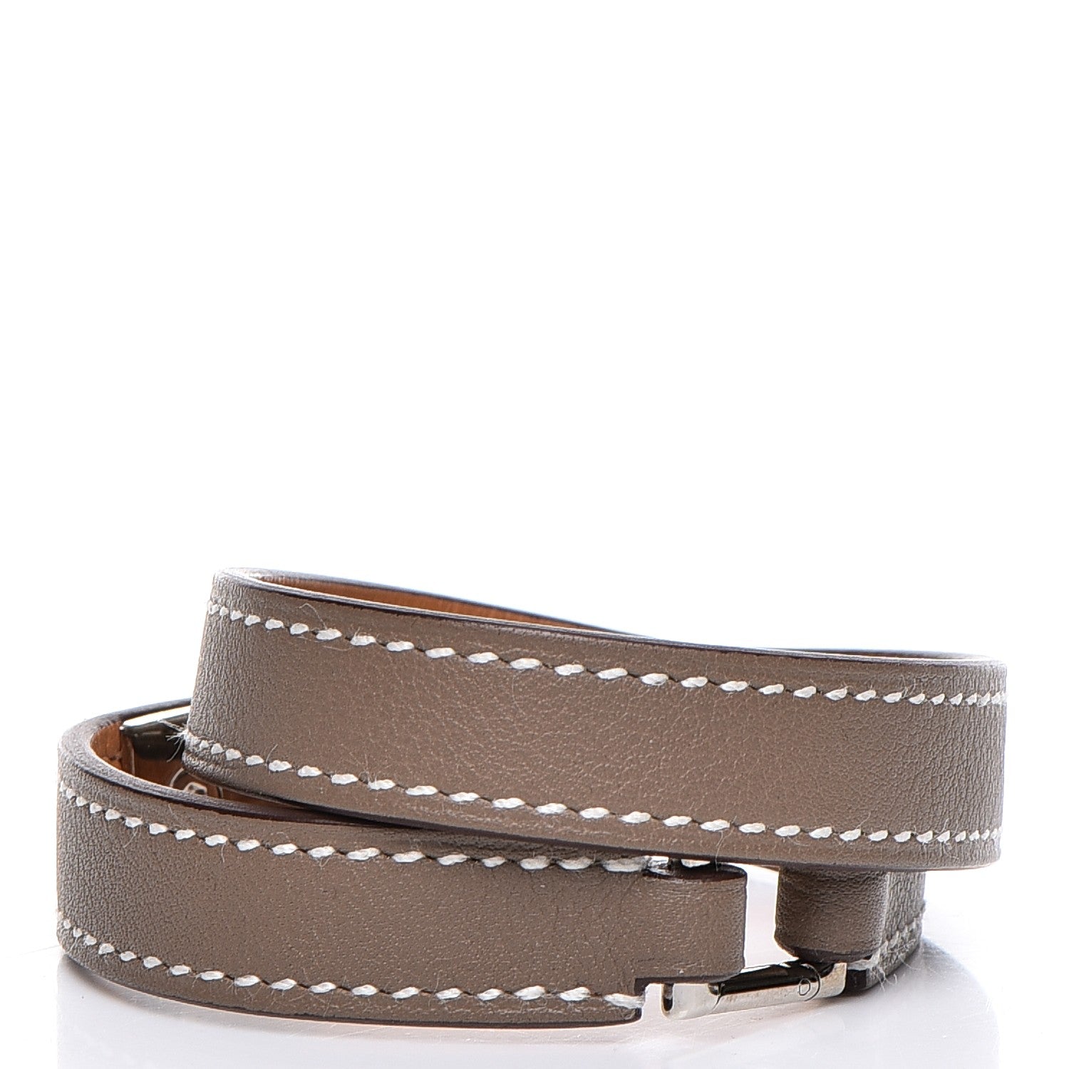 Hermes Swift Rivale Double Tour Bracelet XS Etoupe 3 of 8