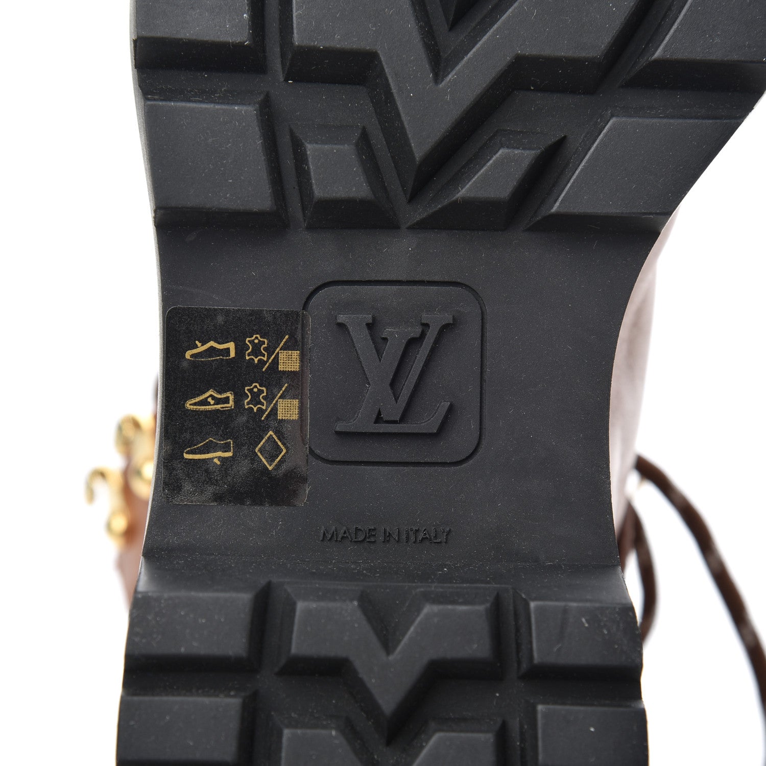 Louis Vuitton Calfskin Territory Ranger Combat Boots 40 Cognac 7 of 13