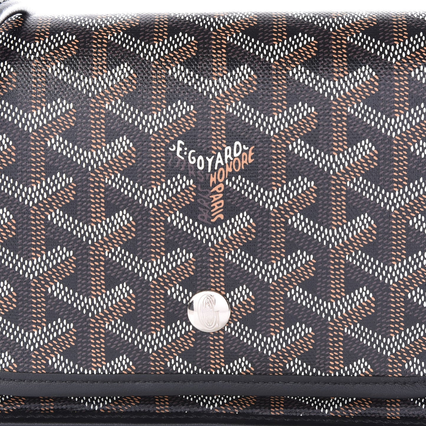 Goyardine Plumet Wallet Clutch Black