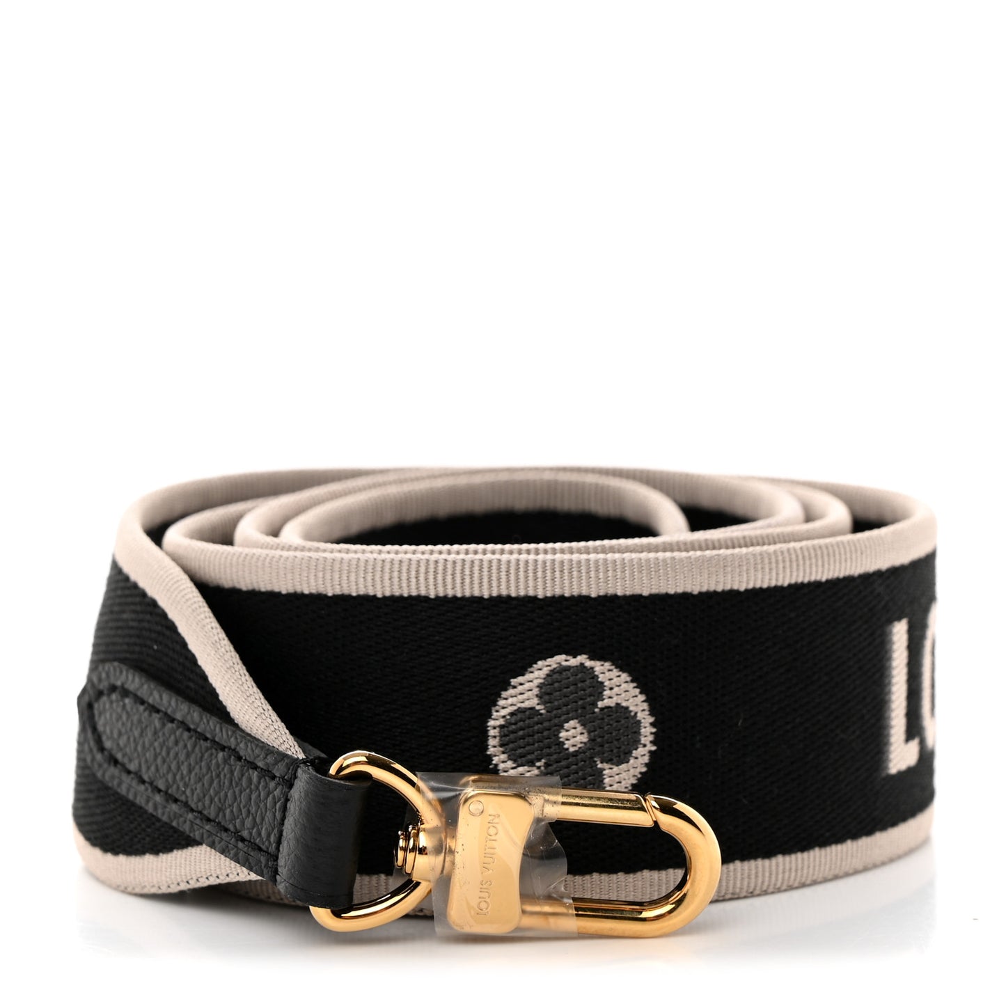 Jacquard Diane Shoulder Strap Black Ivory
