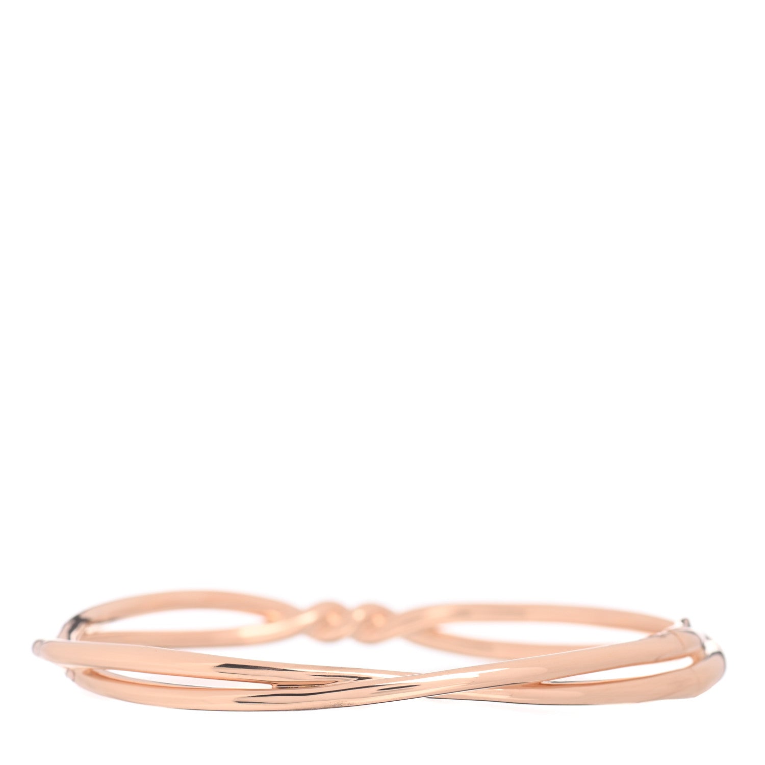 David Yurman 18K Rose Gold Continuance Center Twist Bracelet 3 of 4