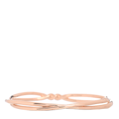 David Yurman 18K Rose Gold Continuance Center Twist Bracelet 3 of 4