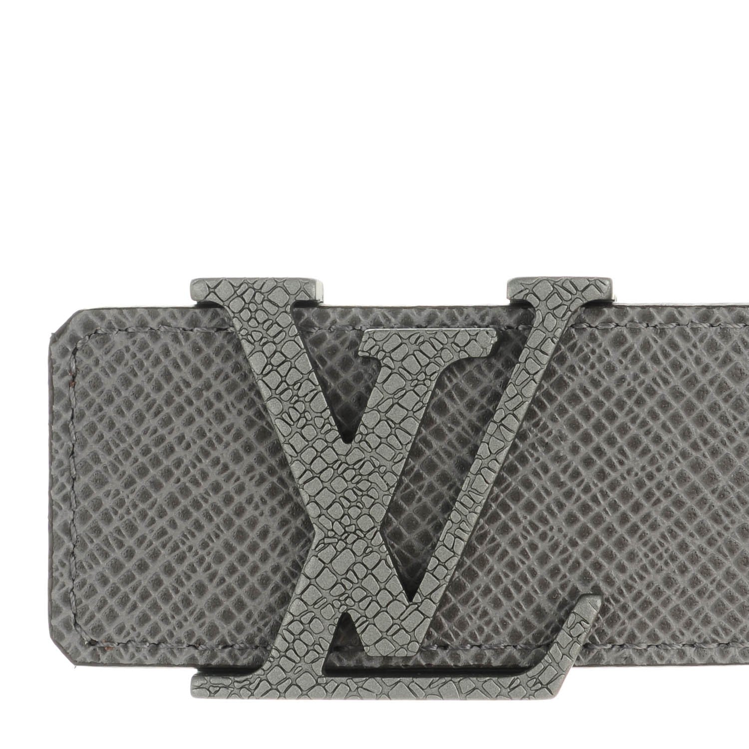 Louis Vuitton Taiga 35mm LV Initiales Belt 100 40 Glacier 3 of 8